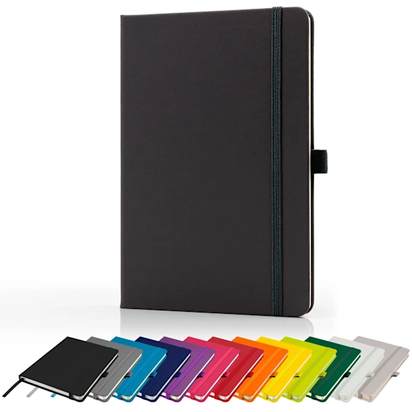 Caderno A5 Premium, Novo Diário De Capa Dura Com Linhas, Porta-canetas, 196 Páginas, Fecho Elástico E Marcador Páginas.-aquaforge
