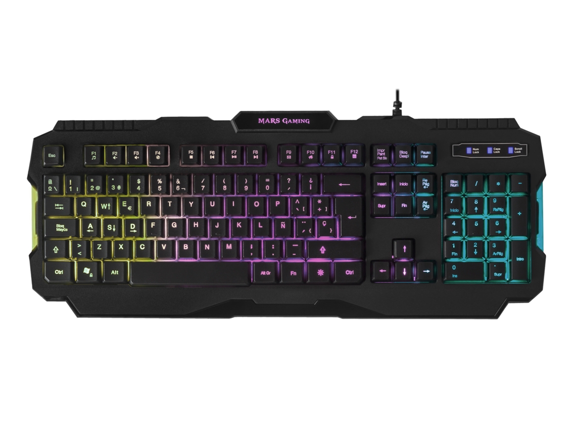 Teclado Gaming MARS MRK0 (Mecânico - Inglês - Preto)