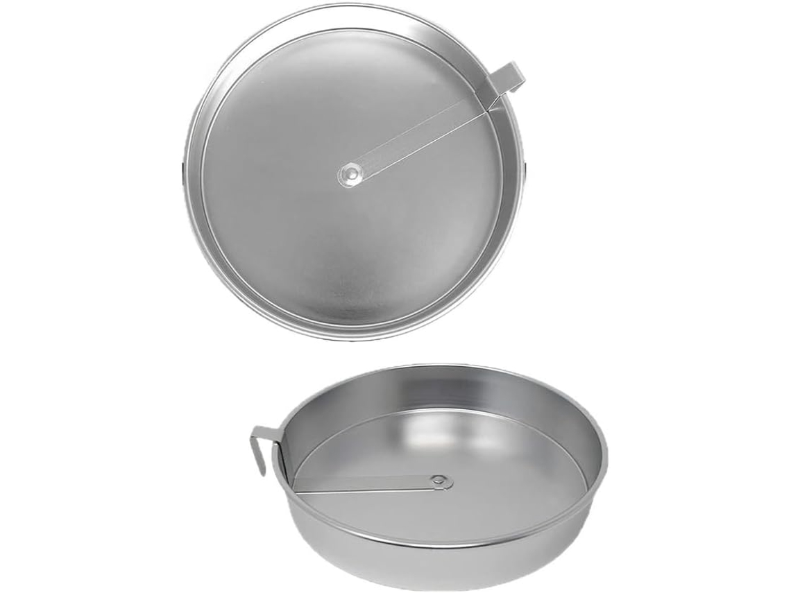 Formato redondo de 20 cm com sistema de fácil deformação