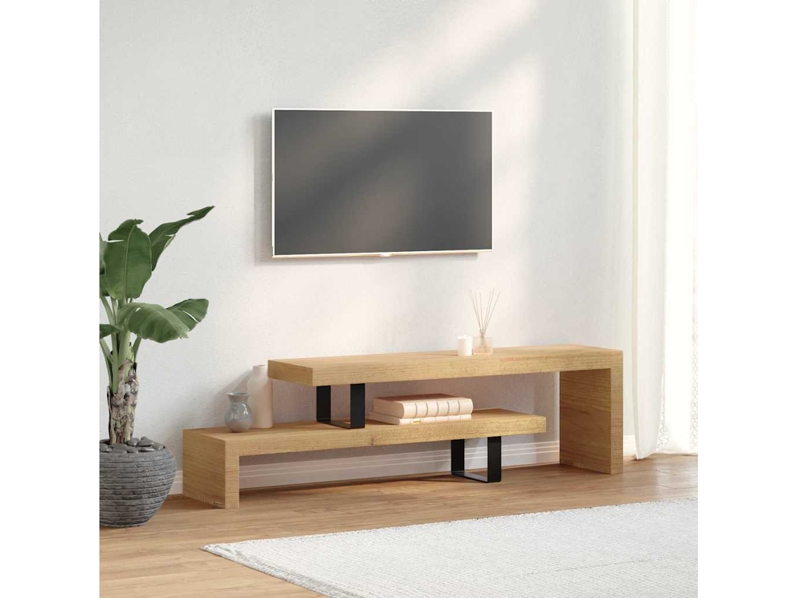 Suporte De Tv Em Madeira De Mangueira Maciça Wsd497396 Adorável Casa