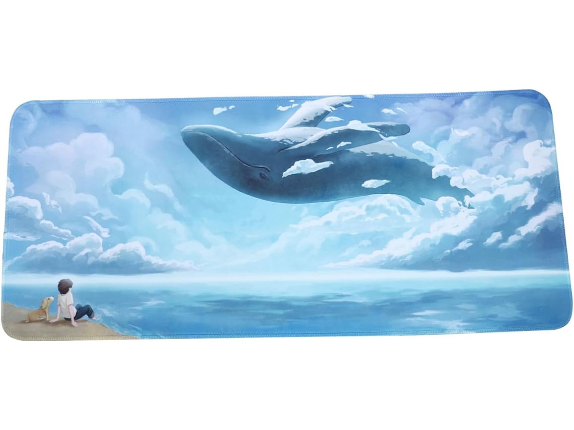 Mousepad Retangular Antiderrapante, Para Escritório E Jogos, Resistente A Rasgos E Deformações.