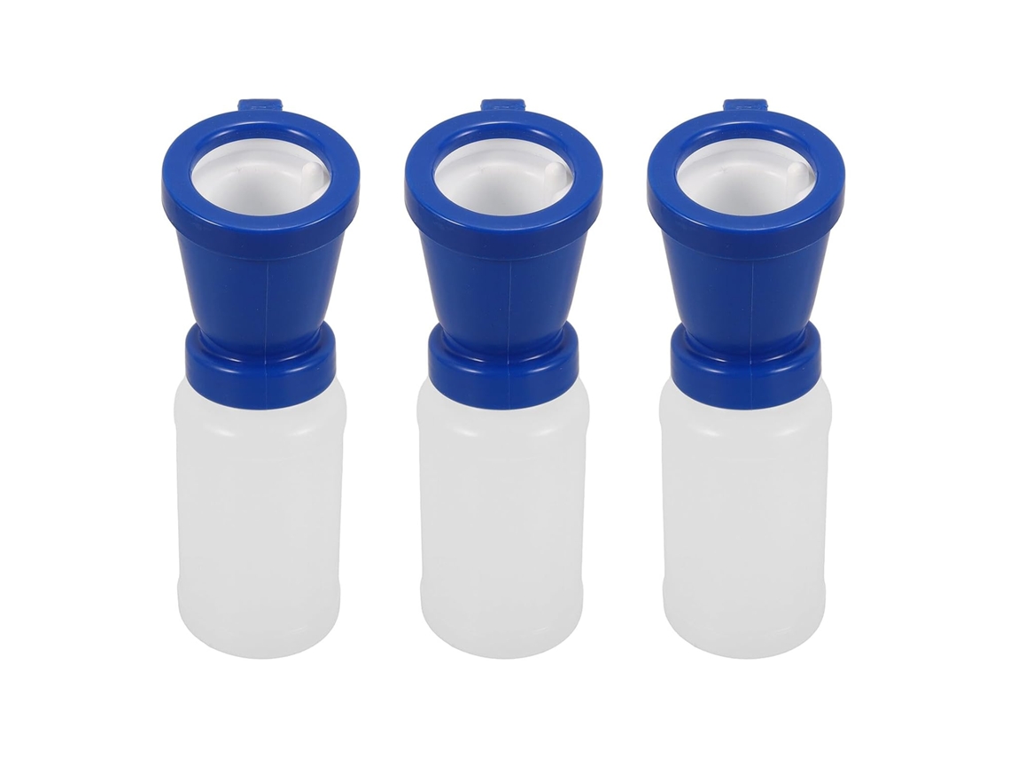 Copo De Limpeza De Bicos De Silicone Azul De 300ml (pacote Com 3)