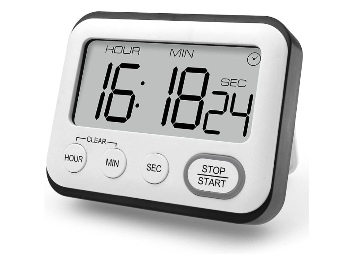 Temporizador De Cozinha Despertador Multifuncional Digital Com Tela Lcd Grande, Cronômetro Magnético Com Alarme E Temporizador Magnet, Max