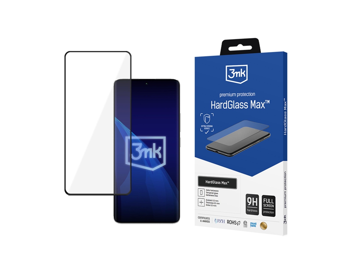 Película Protetora De Vidro 3mk Hardglass Max Para Xiaomi Redmi Note 13 Pro Pe