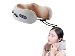 Almofada De Massagem Cervical Em Formato De U Com Calor, Vibração, Amassamento, Massagem Cervical Elétrica, Massagem De Relaxament Aquaforge