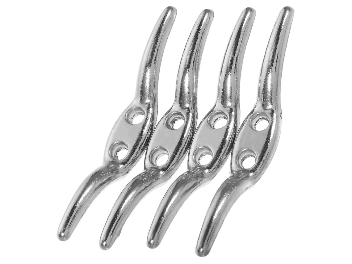 Conjunto de 4 Prendedores de Cordão de Metal para Persianas | S/MARCA