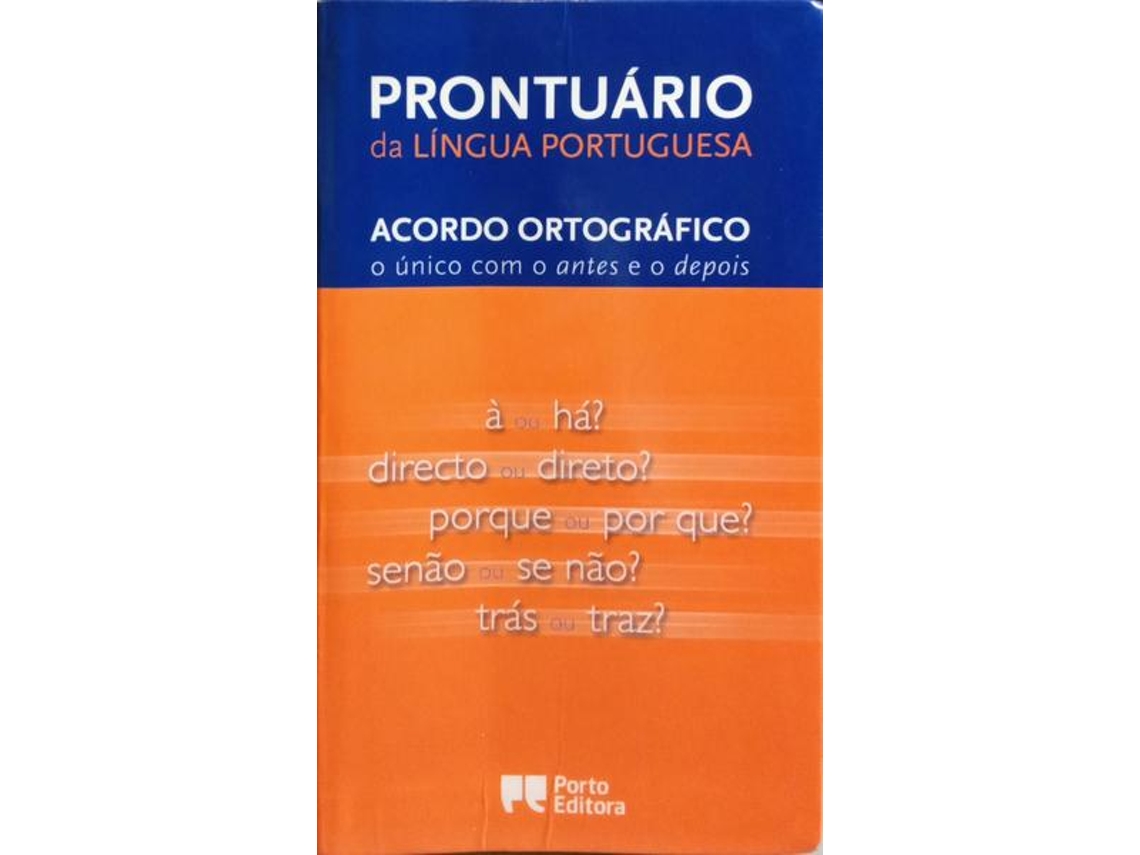 Livro PRONTUÁRIO ACORDO ORTOGRÁFICO. de Vários (Português)