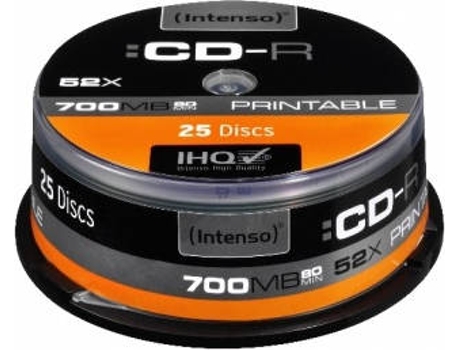 CD-R Printable  1801124 52x 700 MB 25 pcs