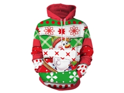 Laxiscreed Sweatshirt De Natal Com Boneco De Neve, Capuz Com Cordão E Estilo Festivo Para O Natal