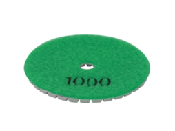 Pastilla De Polimento De Diamante Redonda De 3 Polegadas Para Granito E Mármol - Ferramenta De Polimento Úmido (1000)