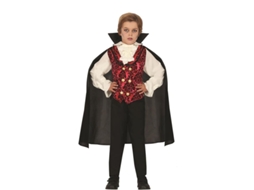 Fato clássico de vampiro para criança