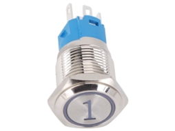 Botão Push Momentâneo com Led 12vdc