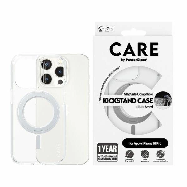 Capa PANZERGLASS Com Suporte Para Magsafe Para Iphone 15 Pro Recomendada