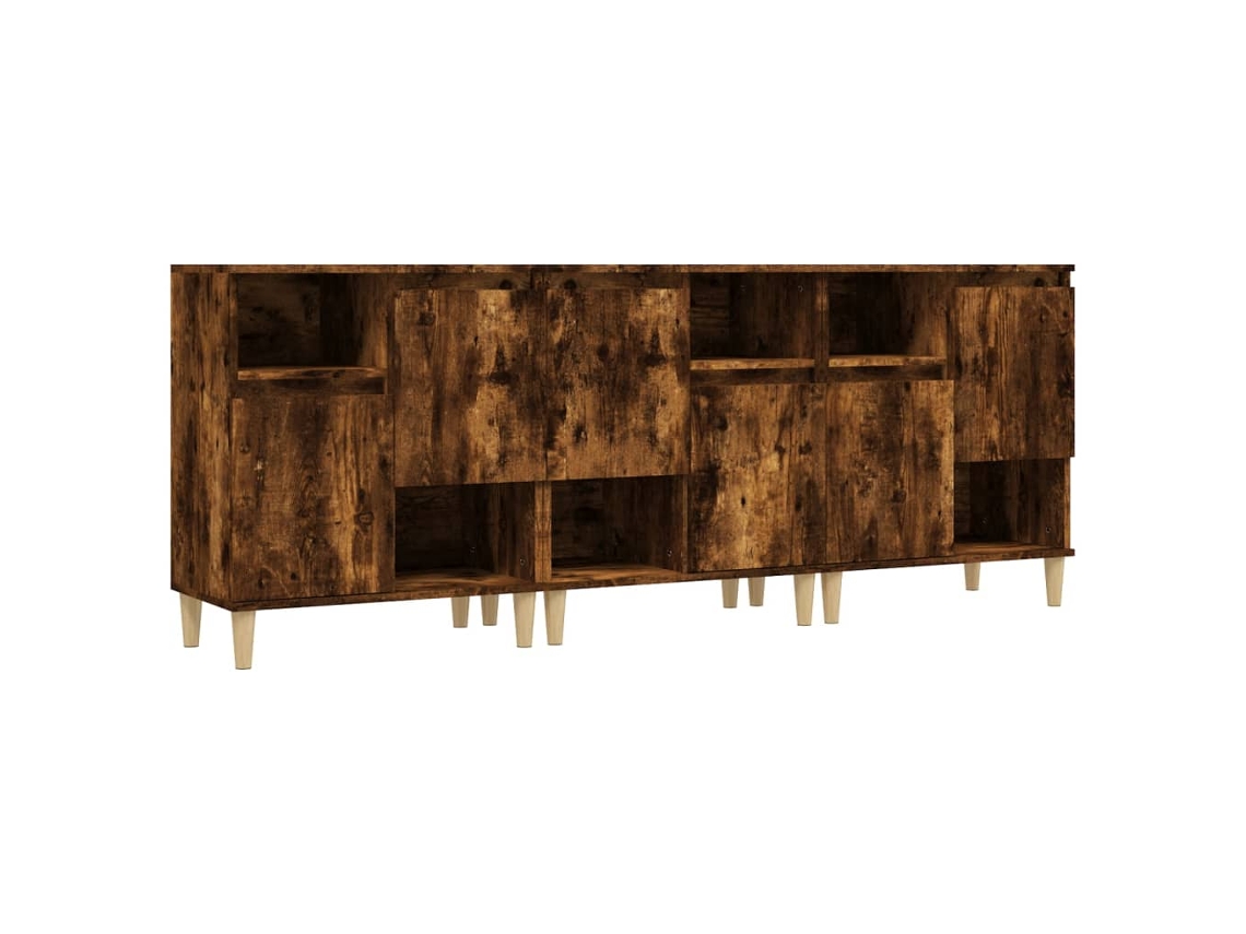 Sideboard, Sideboards Vidaxl Marrom Madeira Processada (n/a)