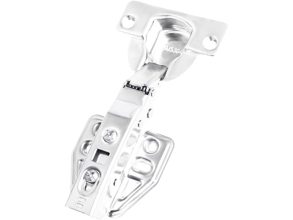 1 Dobradiça De Copo 40 Mm Com Placa Lateral Espessa Para Porta