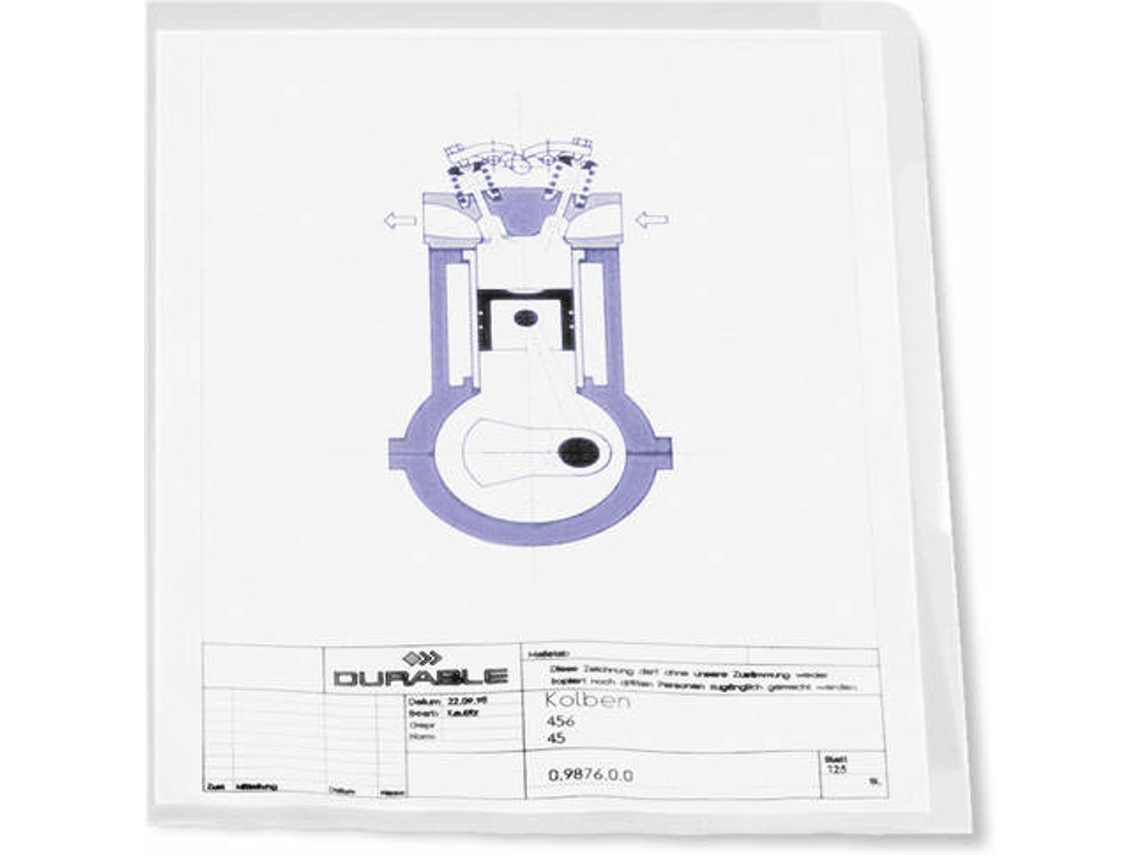 Micas DURABLE 233919 (210x297 mm - Transparente - PVC - A4)