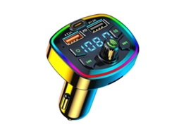 Transmissor Fm Bluetooth Veicular, Usb, Carga Rápida, Mp3