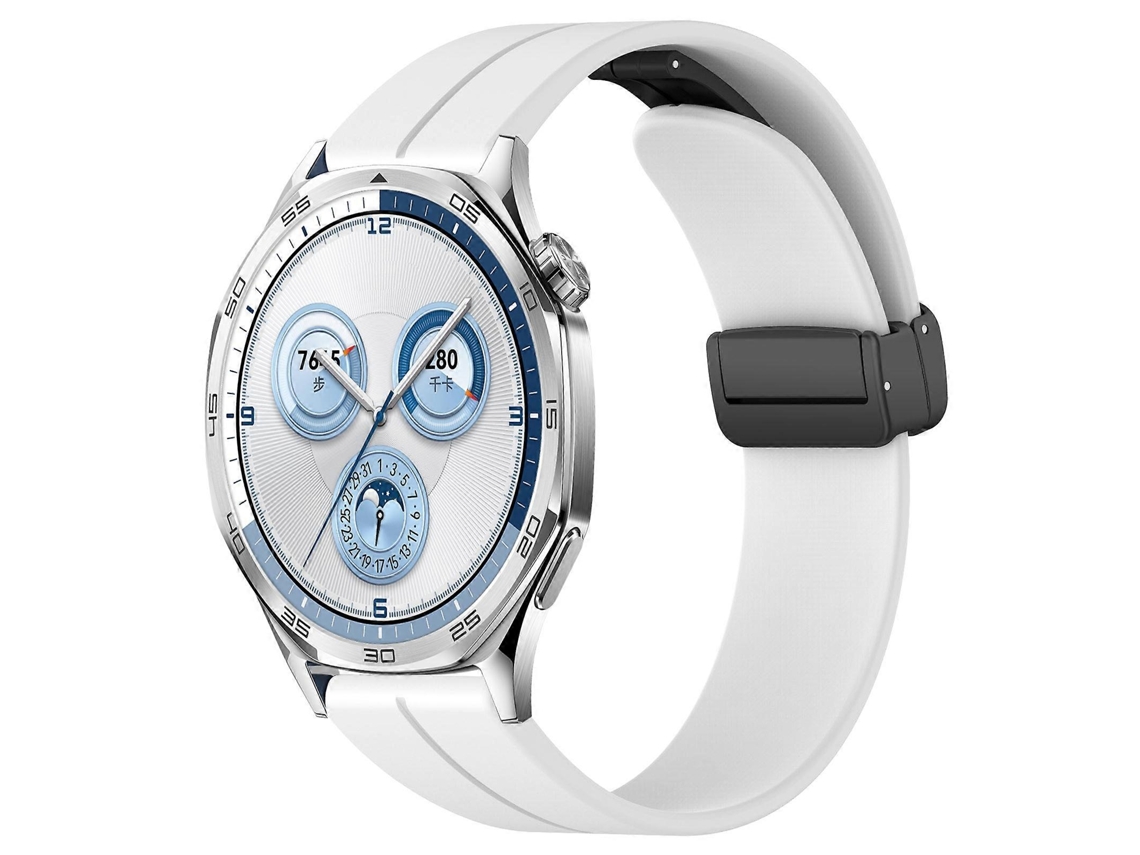 Pulseira De Silicone Dobrável Com Fecho Magnético