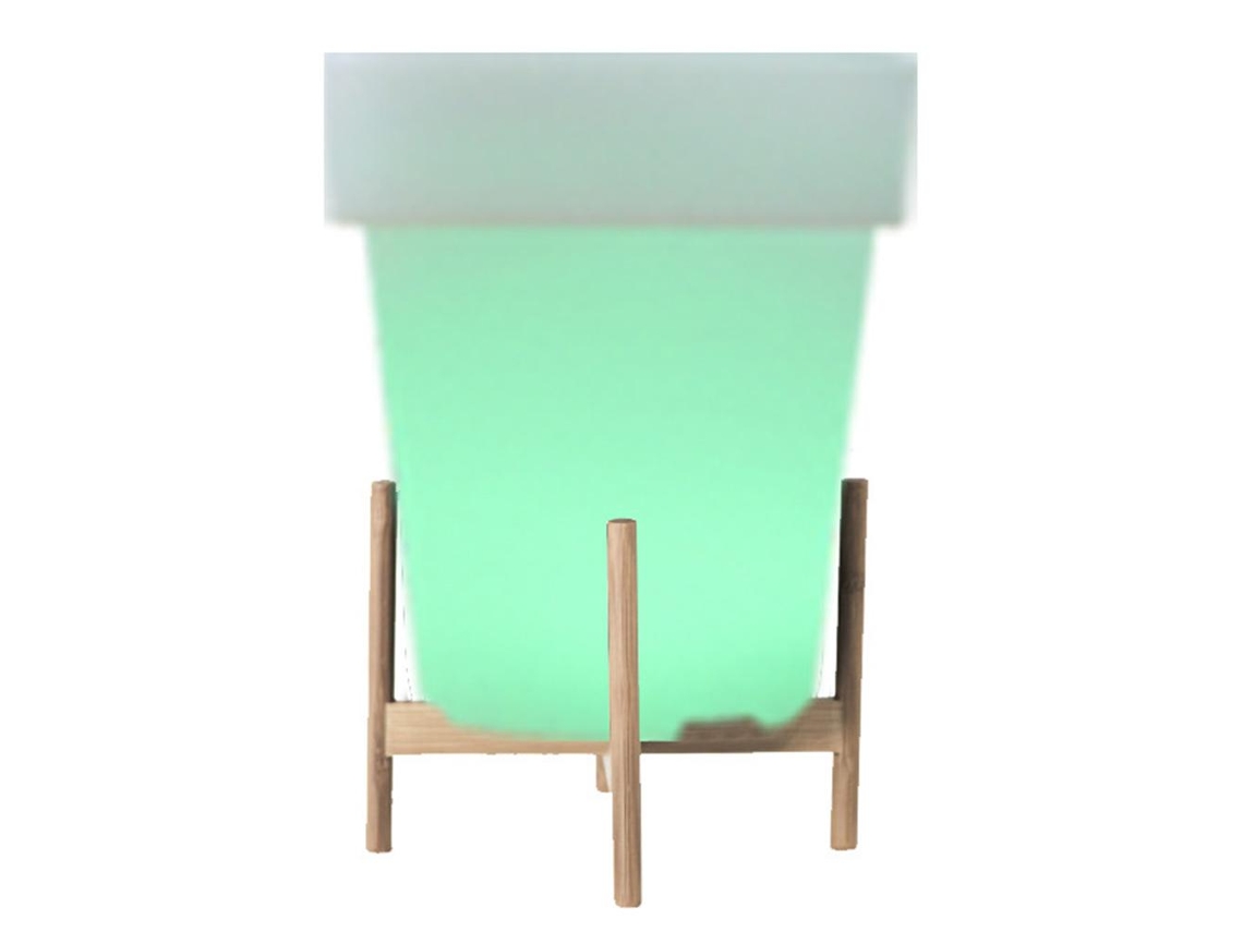 Luzes De Jardim E Vasos De Plástico Luminosos Para Plantas