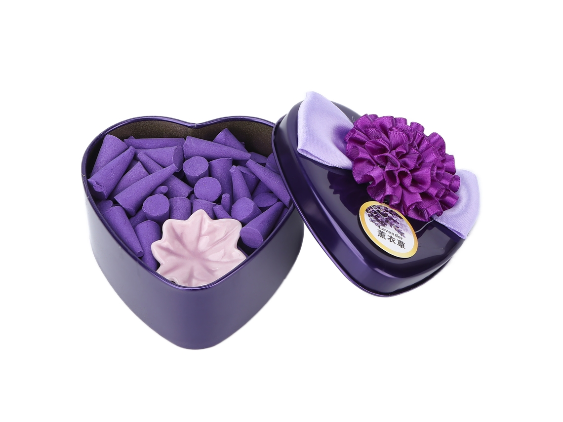 Cone de incenso para casa, elimina odores e possui fragrância intensa, feito com materiais vegetais naturais.