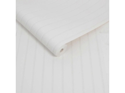 Papel de parede em efeito laminado de madeira branco, pintável 119169 S/MARCA