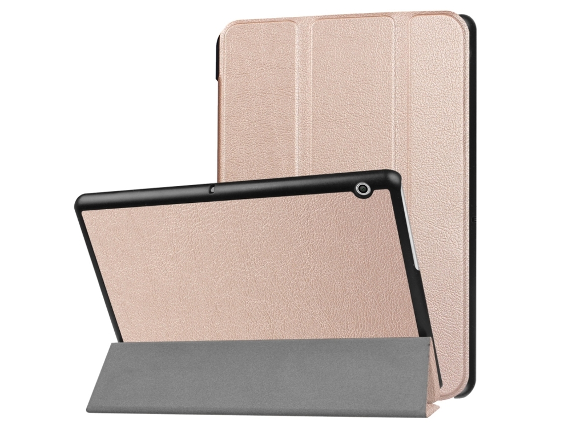 Capa‑flip Horizontal Textura Custer Halinuia Com Suporte Triplo Para Huawei Mediapad T3 10