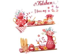 Decorativo De Parede Para Cozinha, 30x60 Cm, Vinil Resistente Ao Desgaste, Decoração De Parede Interna Para Gokoco