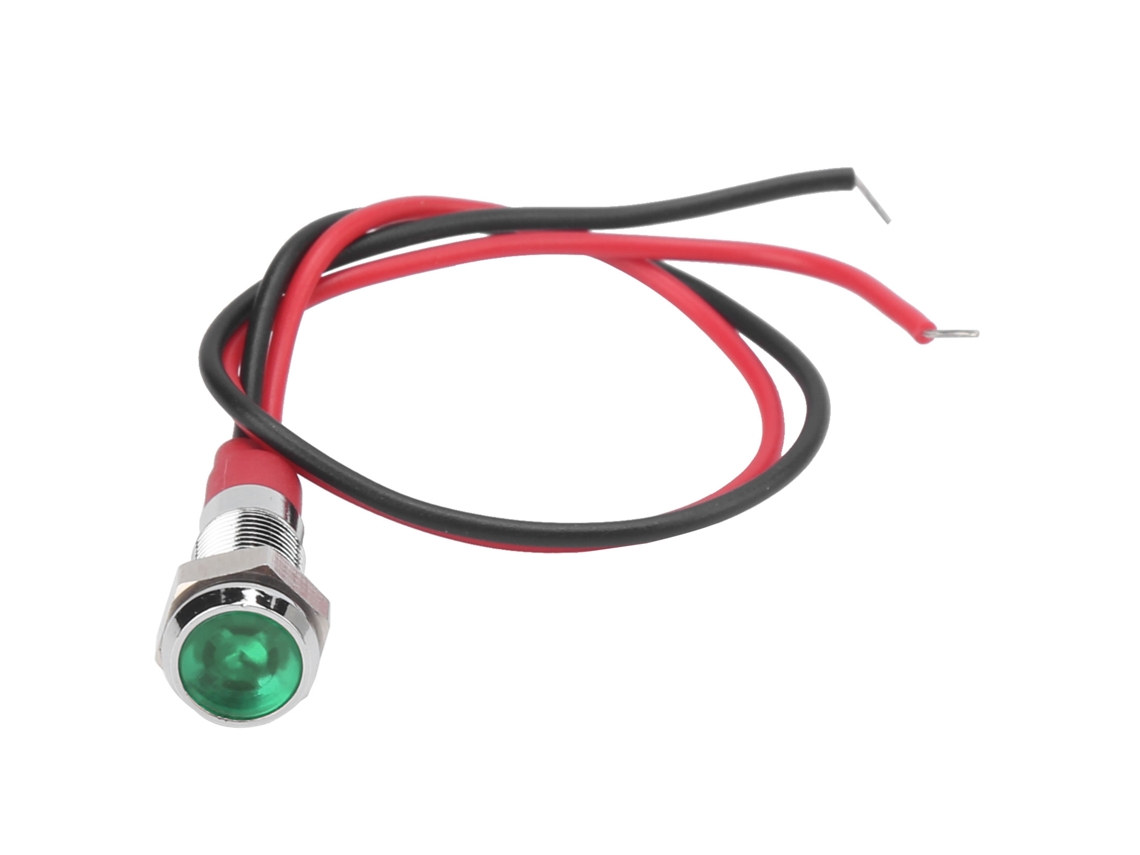 Luzes Indicadoras de Metal Led 6mm À Prova de Água