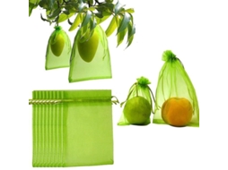 Bolsas de proteção para frutas e verduras Fasst, rede anti insetos e pássaros, reutilizável e ecológica para jardim