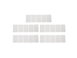 50pcs Lixa Autoadesiva Para Empurrador De Cutícula 240 Grit Descascador De Unha Arte De Unhas Pré-polimento