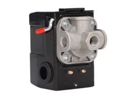Disjuntor De Pressão Para Compressor De Ar Com 4 Portas, Alavanca Metálica E Descarregador