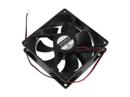 Ventilador Silencioso E Funcionamento Em 12v Dc, Feito De Plástico