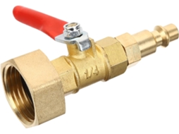 Conector De Mangueira Água Em Latão Com Rosca Interna 1/4" Para