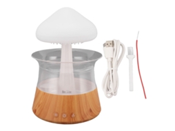 Humidificador difusor de aroma com luz LED nuvem de chuva para quarto | S/MARCA