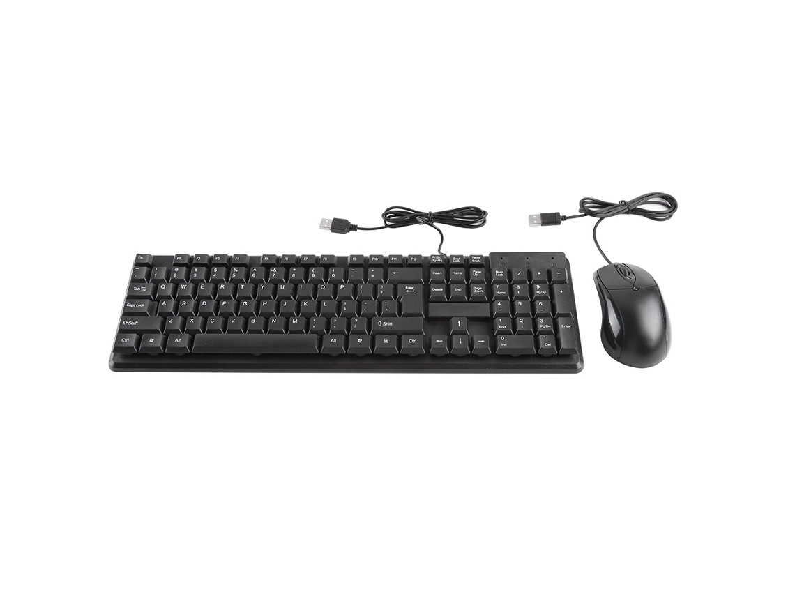 Conjunto de Teclado e Mouse Empresarial, 104 Teclas, Interface Usb, Escritório Empresariallaxiscreed