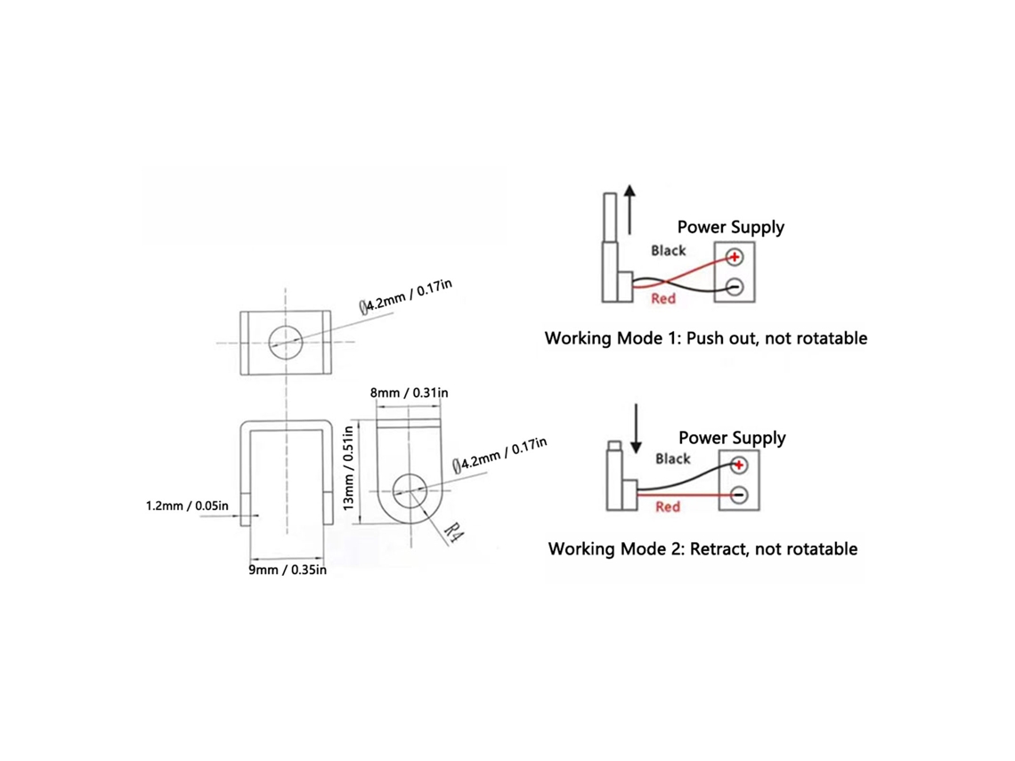 Laxiscreed Atuador De Movimento Linear 24v Dc Com Velocidade 4mm/s Para Automação E Engenharia