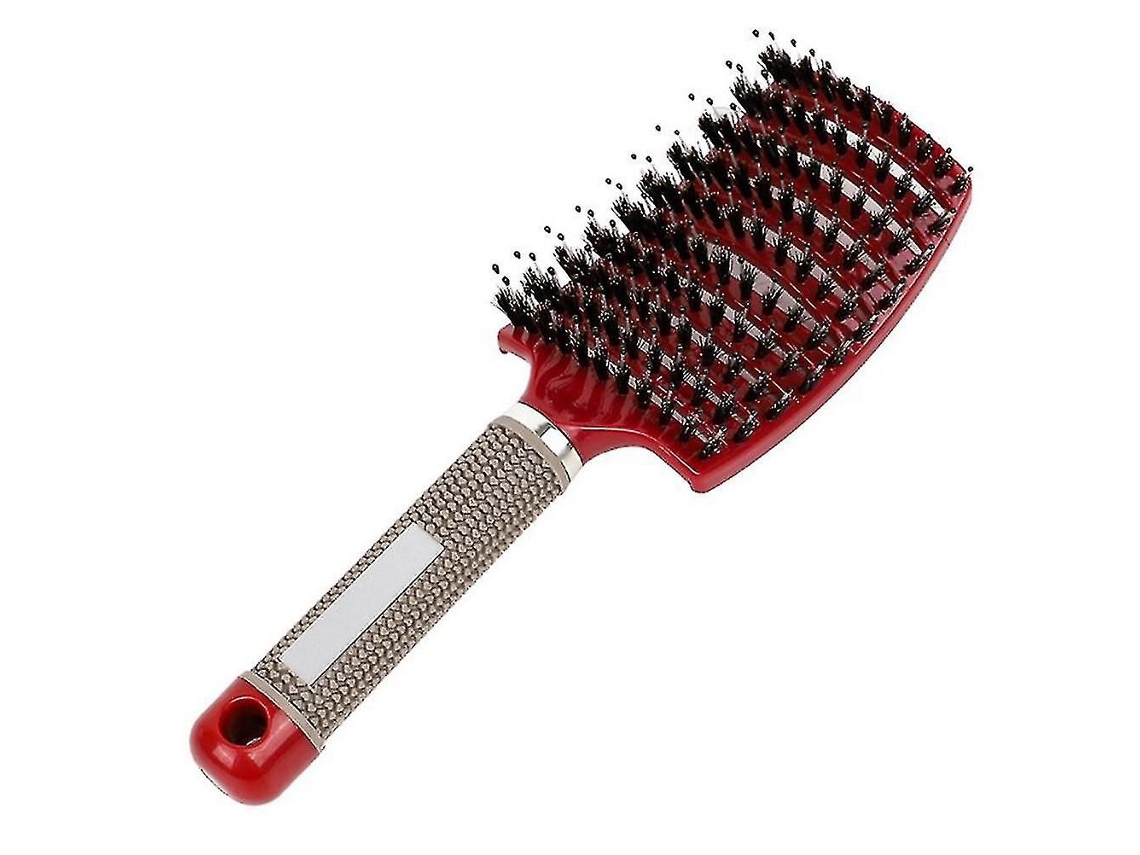 Escova De Cabelo Antiestática, Curva E Ventilada, Para Desembaraçar E Massagear