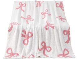 Manta Syjym Velvet com Meia Borda Série Knitted Knot Capa de Sofá em Veludo, Ideal para Quarto, Sala de Estar