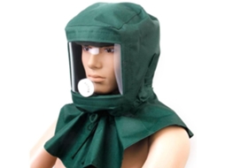 2026 capucha Antipolvo para Arenado Y Pintura Con Capa de Lona, Protectora Facial Sand Blasting Hood