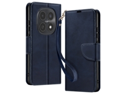 Capa Carteira Vintage Para Redmi Note 15 5g Com Suporte De Vídeo E Alça