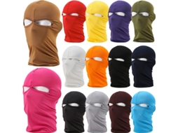 Máscara Balaclava 2 Furos Máscara de Esqui Máscara Facial Completa Aquecedor de Pescoço Capacete de Motocicleta BRILVIBERA