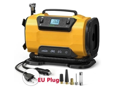 Bomba De Ar Dupla Para Carro, Alta Voltagem E Alta Potãªncia, 110v 230v Ac/dc, Para Pneus De Bicicleta E Barco, Uso Domã©stico E Automotivo. Eafc