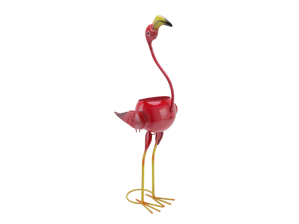 Vaso De Planta Forma De Flamingo Para Succulentas Jardim