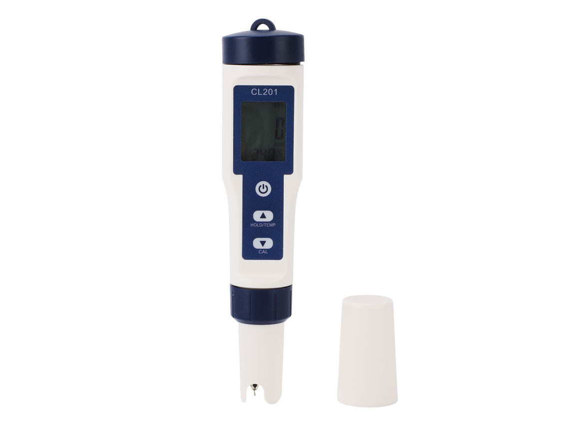 Testador De Qualidade Da Água Medidor De Temperatura Cl₂ Preciso Ip65 À Prova Dágua Para Água Potável Piscinas Aquários