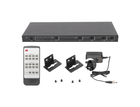 Extrator de Áudio HDMI MXB42AC 18 Gbps 4K a 60 Hz com suporte HDC para HDCP 2.2 e 1.4. Divisor de Som 100-240 V Xyvona