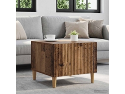 Vidaxl Mesa De Centro Com Gaveta Madeira Antiga 49 X 50 X 40 Cm