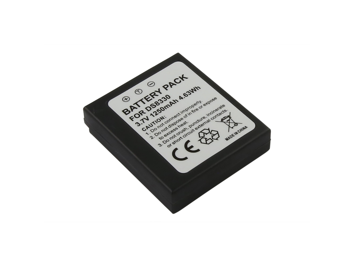 Bateria Para Máquina Fotográfica Rollei Prego Dp8300 Dp8330 1 Ião De Lítio 3.7v 1250mah Preto Avizar