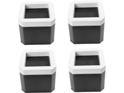 Conjunto De 4 Tapetes Antiderrapantes Resistentes Para Elevar Os Pés Móveis, Mesas E Sofás