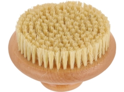 Escova Esfoliante Corporal Redonda Ukcoco Com Cerdas De Sisal, Ideal Para Pele Seca, Massagem E Uso Diário No Banho