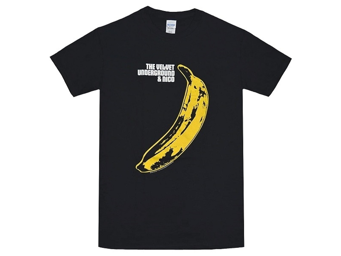 The Velvet Underground Banana Nico T-shirt Black Classic Unisex Adults Size:xxxl